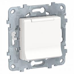 Изображение продукта Розетка Schneider Electric Unica New с/з со шторками, с крышкой 16A 250V 